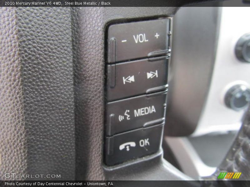 Steel Blue Metallic / Black 2010 Mercury Mariner V6 4WD