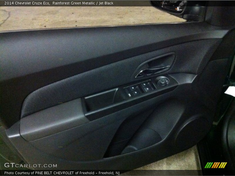 Rainforest Green Metallic / Jet Black 2014 Chevrolet Cruze Eco