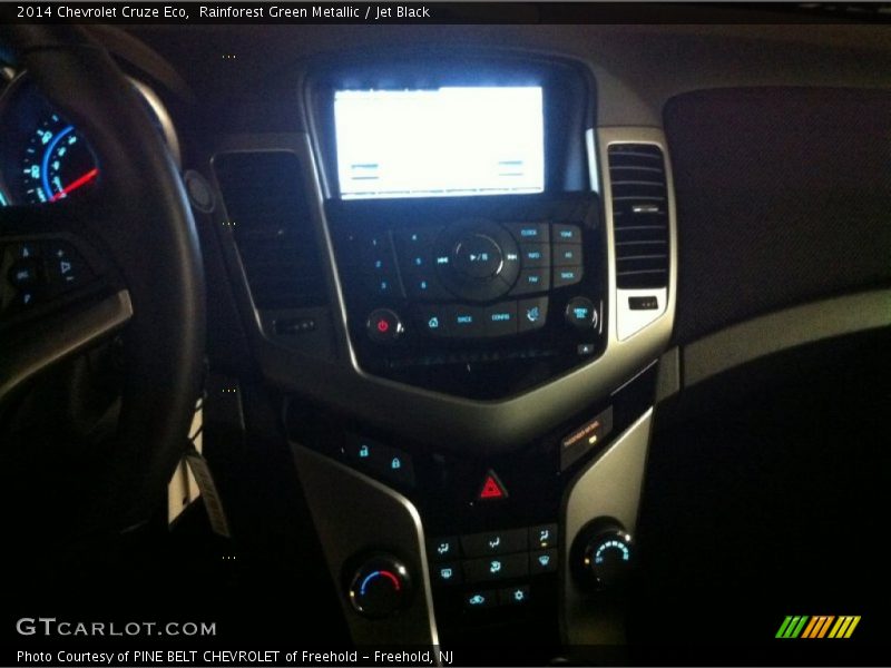 Rainforest Green Metallic / Jet Black 2014 Chevrolet Cruze Eco