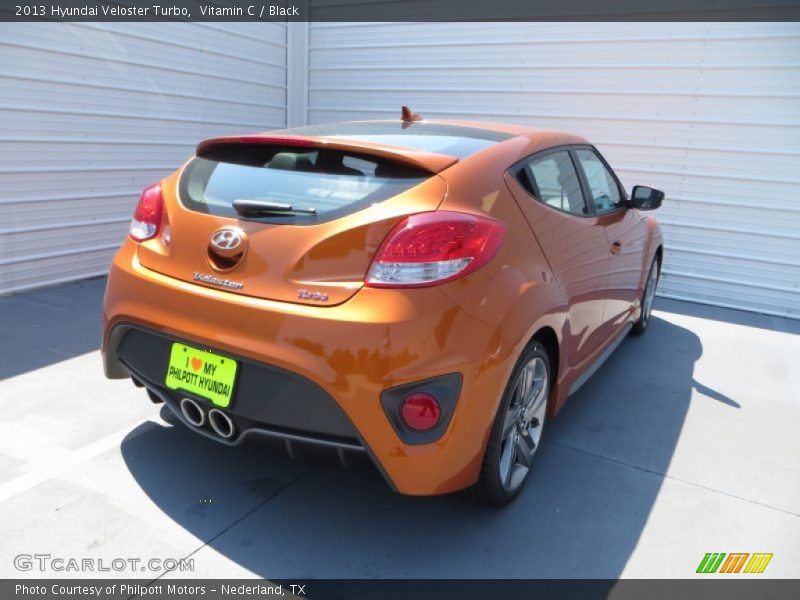 Vitamin C / Black 2013 Hyundai Veloster Turbo