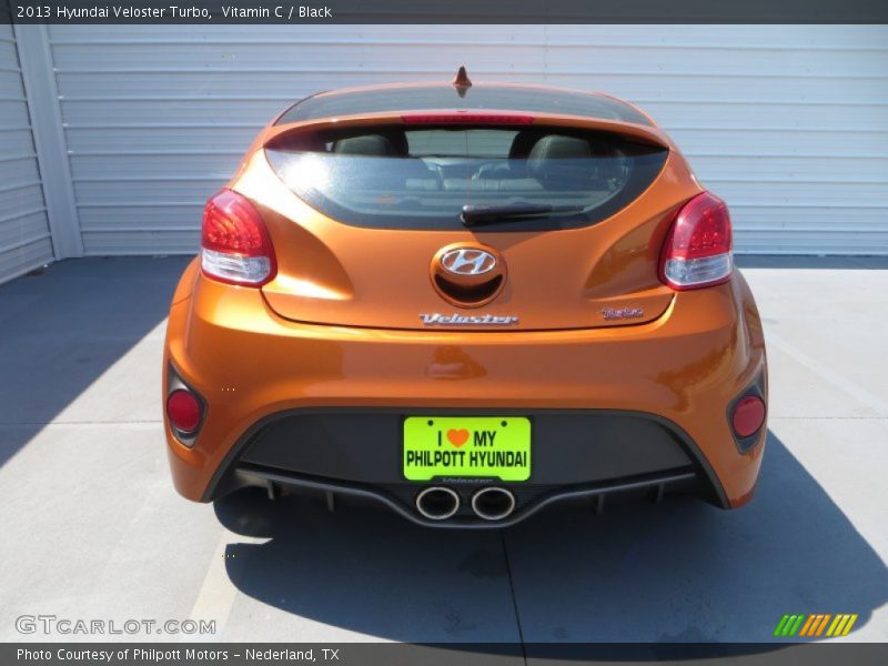 Vitamin C / Black 2013 Hyundai Veloster Turbo