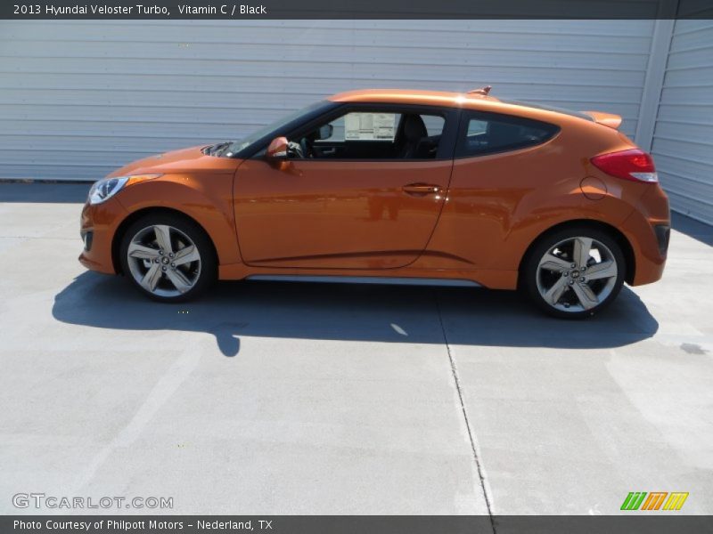 Vitamin C / Black 2013 Hyundai Veloster Turbo