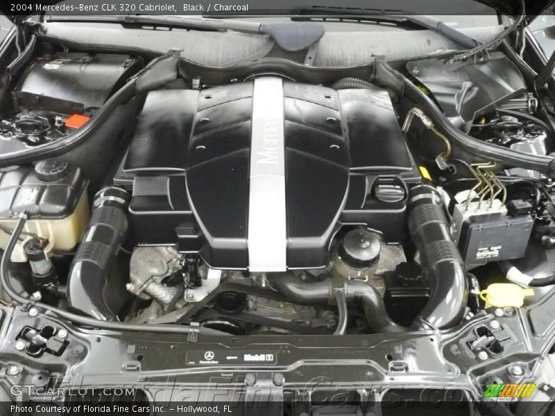 Black / Charcoal 2004 Mercedes-Benz CLK 320 Cabriolet