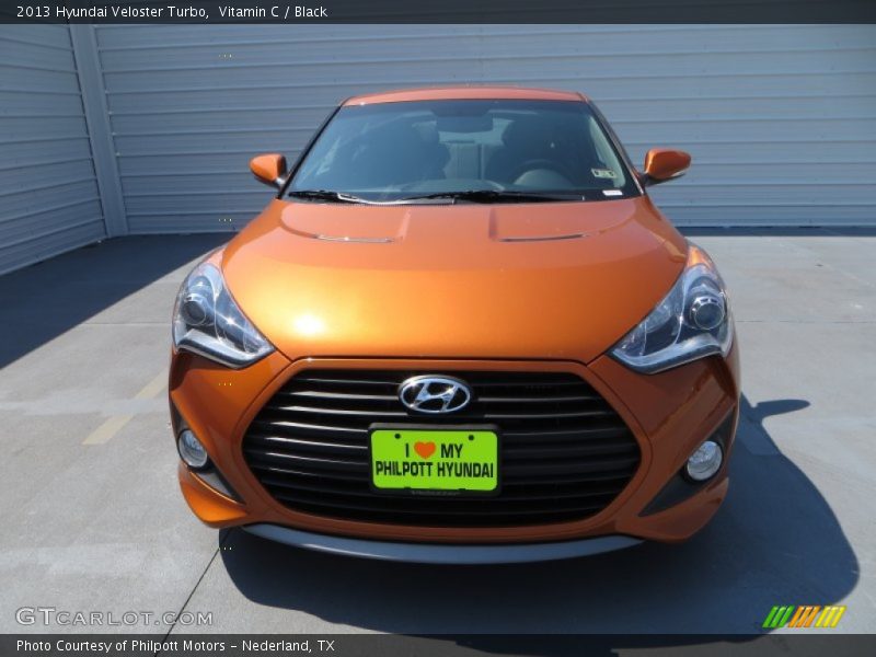Vitamin C / Black 2013 Hyundai Veloster Turbo