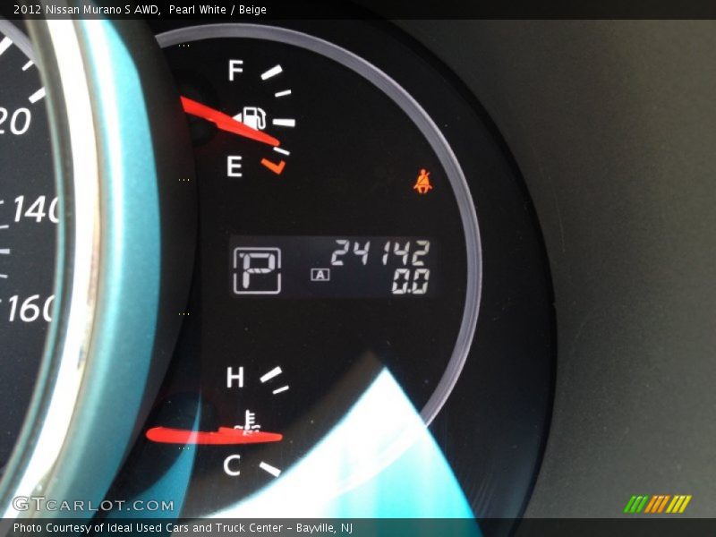 Pearl White / Beige 2012 Nissan Murano S AWD