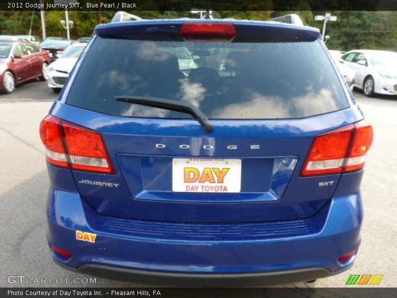 Blue Pearl / Black 2012 Dodge Journey SXT