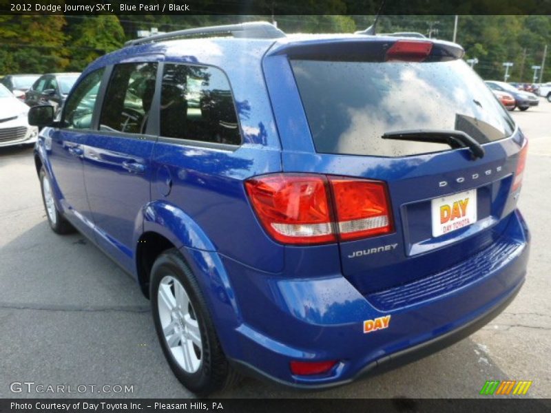 Blue Pearl / Black 2012 Dodge Journey SXT