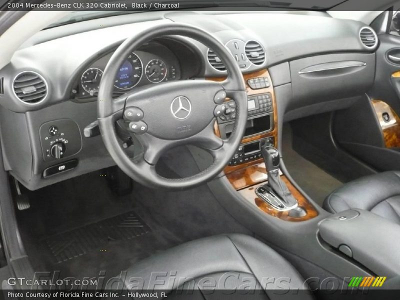 Black / Charcoal 2004 Mercedes-Benz CLK 320 Cabriolet