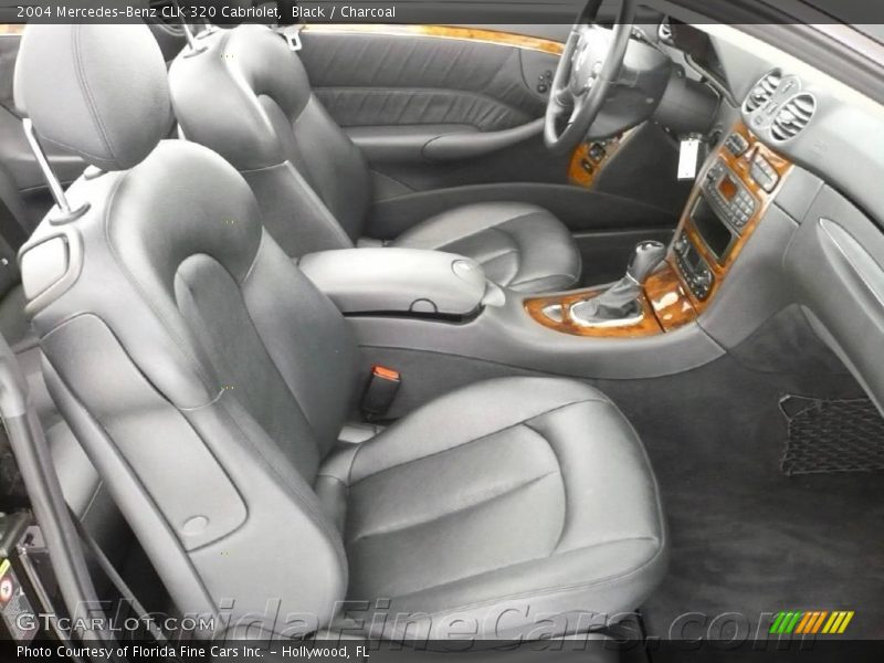 Black / Charcoal 2004 Mercedes-Benz CLK 320 Cabriolet
