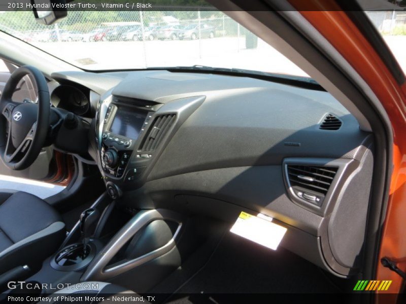 Vitamin C / Black 2013 Hyundai Veloster Turbo
