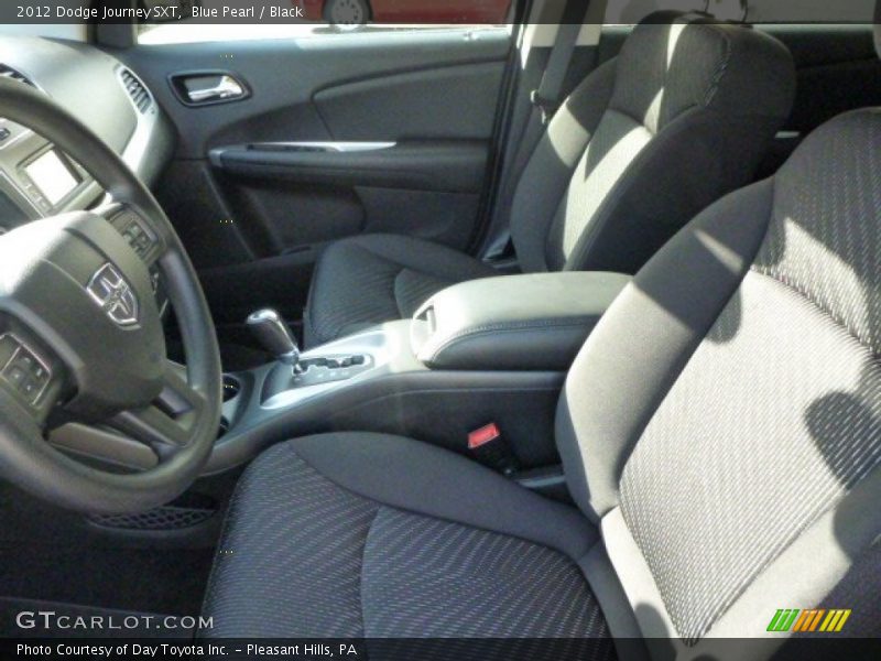 Blue Pearl / Black 2012 Dodge Journey SXT