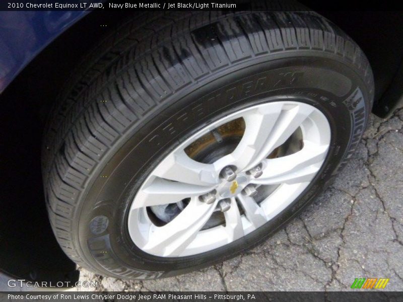 Navy Blue Metallic / Jet Black/Light Titanium 2010 Chevrolet Equinox LT AWD