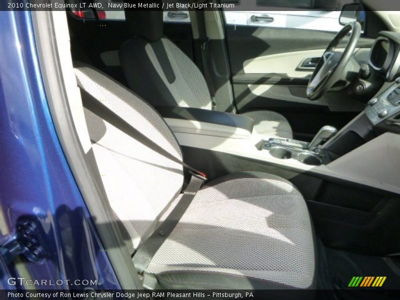 Navy Blue Metallic / Jet Black/Light Titanium 2010 Chevrolet Equinox LT AWD