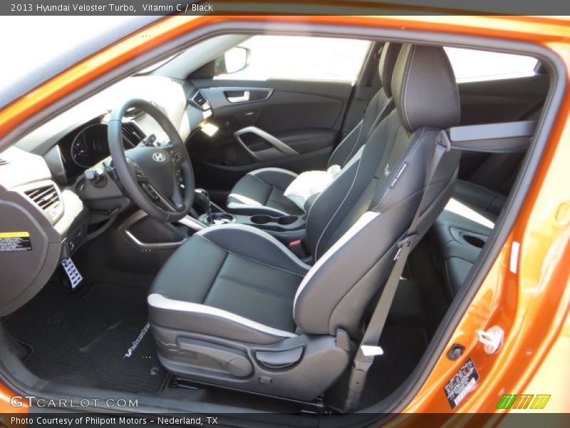 Vitamin C / Black 2013 Hyundai Veloster Turbo
