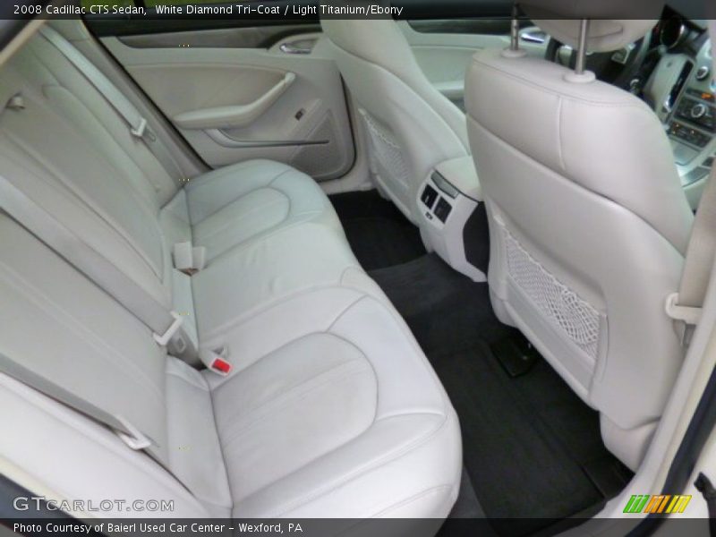 White Diamond Tri-Coat / Light Titanium/Ebony 2008 Cadillac CTS Sedan