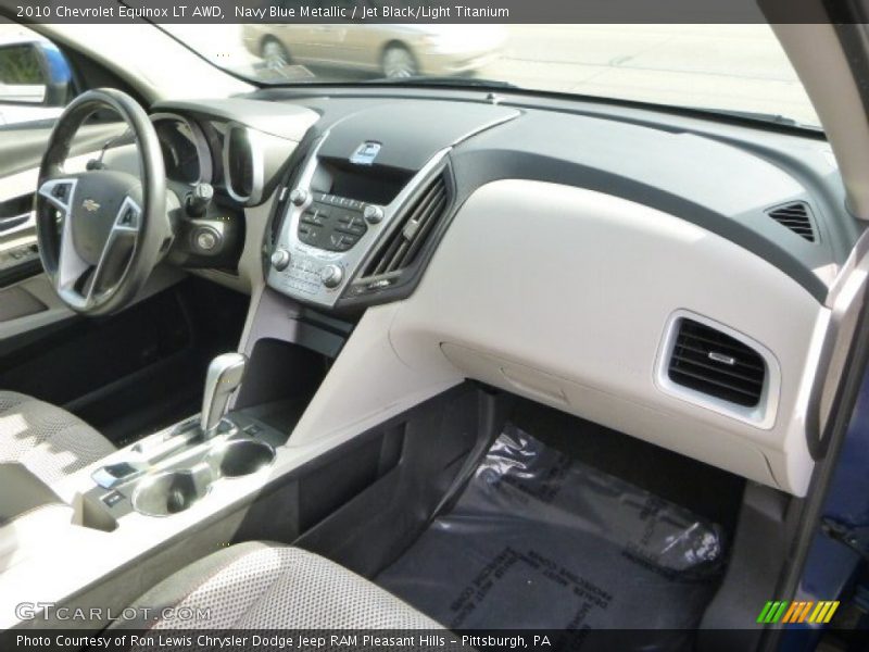 Navy Blue Metallic / Jet Black/Light Titanium 2010 Chevrolet Equinox LT AWD
