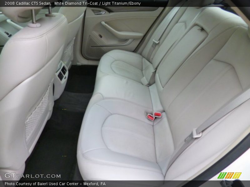 White Diamond Tri-Coat / Light Titanium/Ebony 2008 Cadillac CTS Sedan