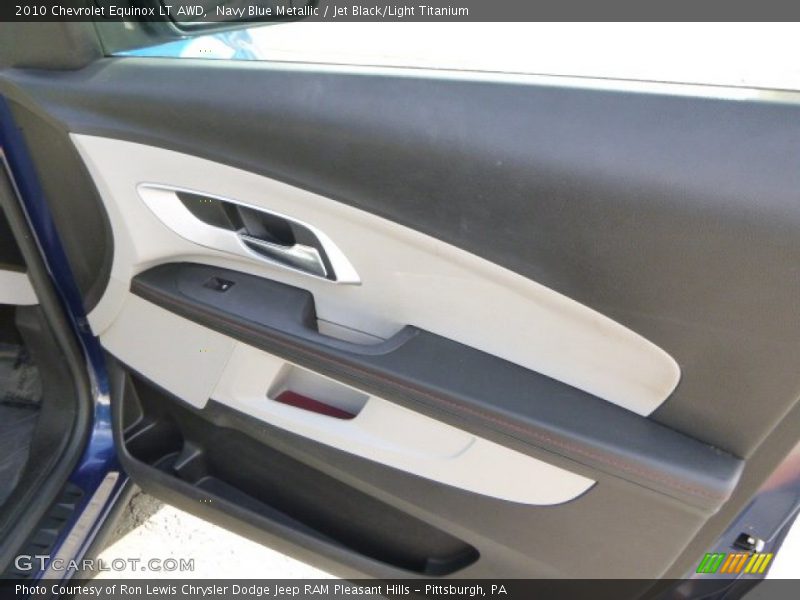 Navy Blue Metallic / Jet Black/Light Titanium 2010 Chevrolet Equinox LT AWD