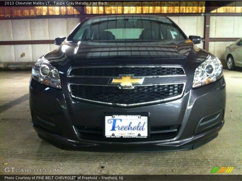 Taupe Gray Metallic / Jet Black 2013 Chevrolet Malibu LT