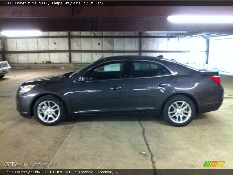 Taupe Gray Metallic / Jet Black 2013 Chevrolet Malibu LT