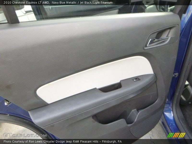 Navy Blue Metallic / Jet Black/Light Titanium 2010 Chevrolet Equinox LT AWD