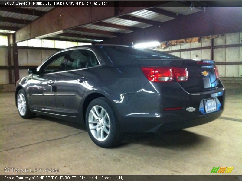 Taupe Gray Metallic / Jet Black 2013 Chevrolet Malibu LT