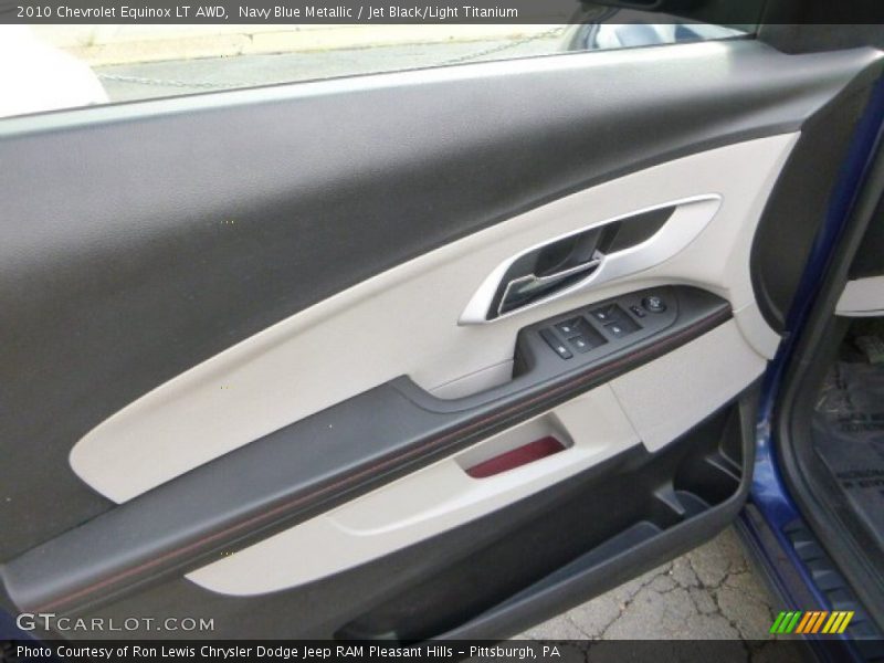 Navy Blue Metallic / Jet Black/Light Titanium 2010 Chevrolet Equinox LT AWD