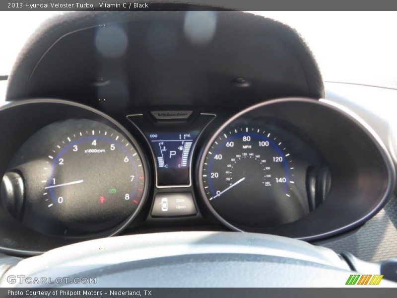 Vitamin C / Black 2013 Hyundai Veloster Turbo