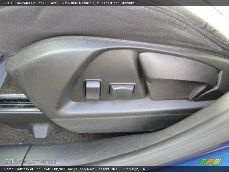 Navy Blue Metallic / Jet Black/Light Titanium 2010 Chevrolet Equinox LT AWD
