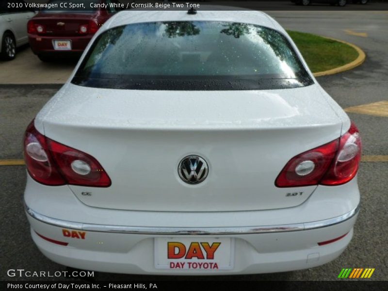 Candy White / Cornsilk Beige Two Tone 2010 Volkswagen CC Sport