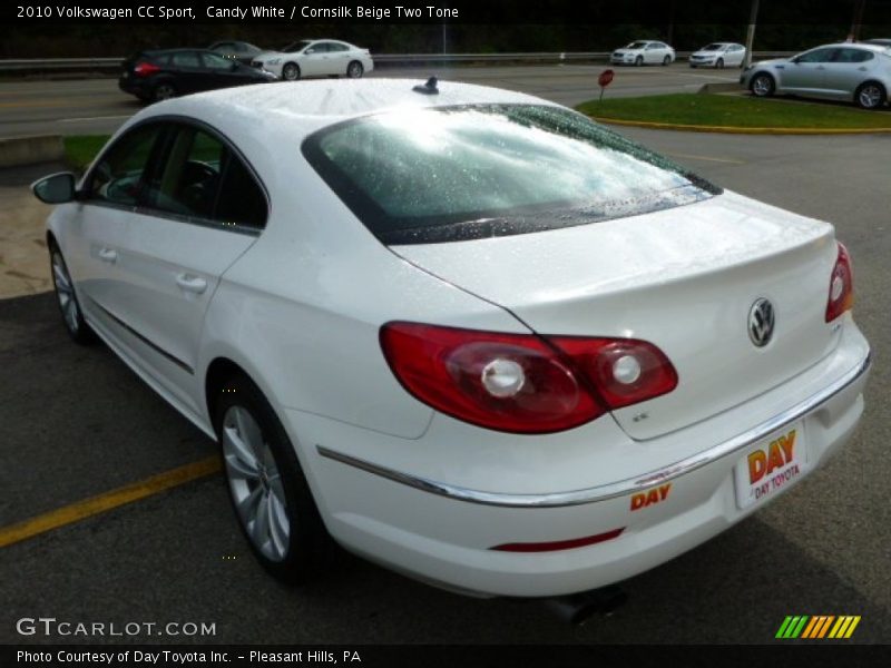 Candy White / Cornsilk Beige Two Tone 2010 Volkswagen CC Sport