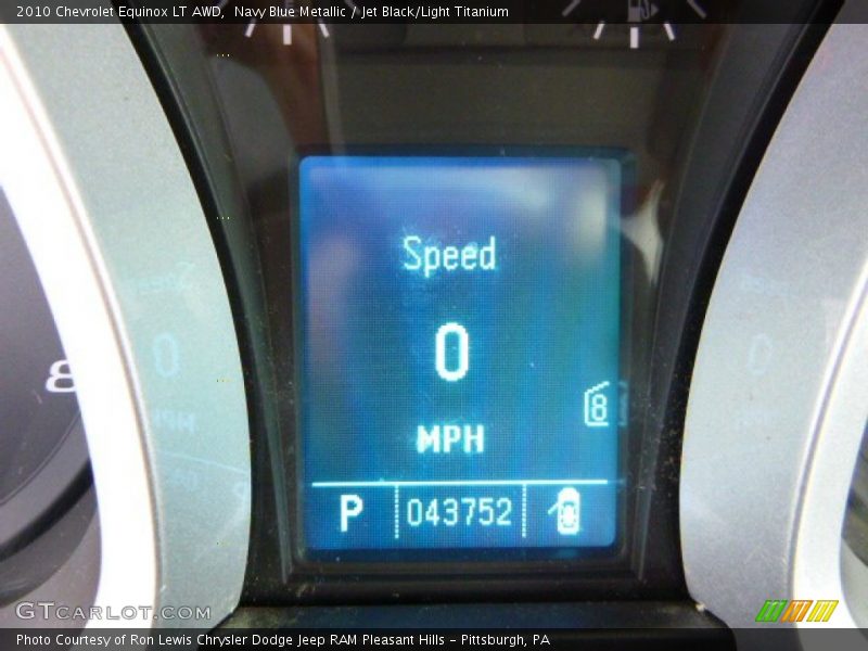 Navy Blue Metallic / Jet Black/Light Titanium 2010 Chevrolet Equinox LT AWD