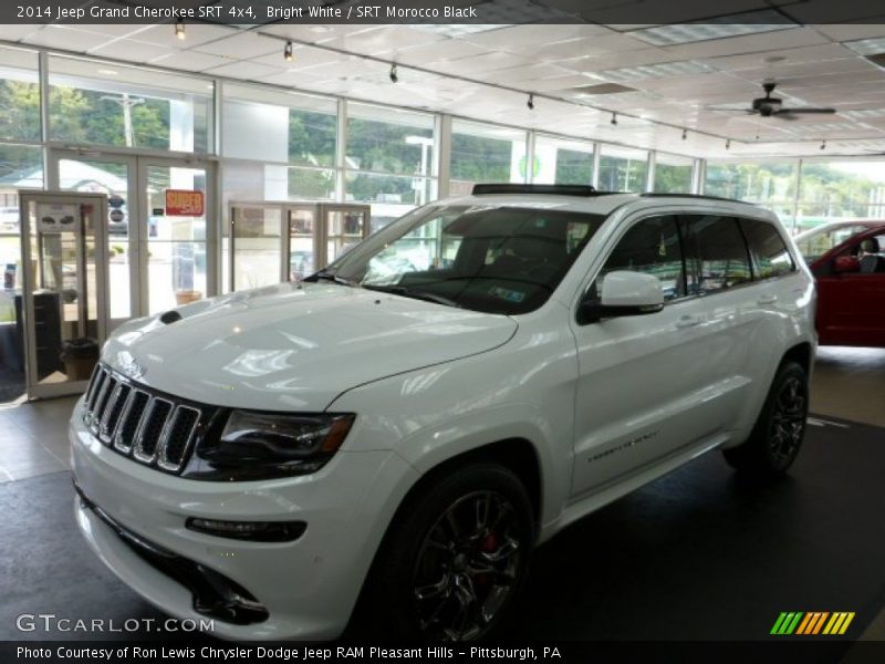 Bright White / SRT Morocco Black 2014 Jeep Grand Cherokee SRT 4x4