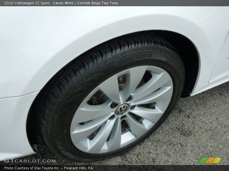 Candy White / Cornsilk Beige Two Tone 2010 Volkswagen CC Sport