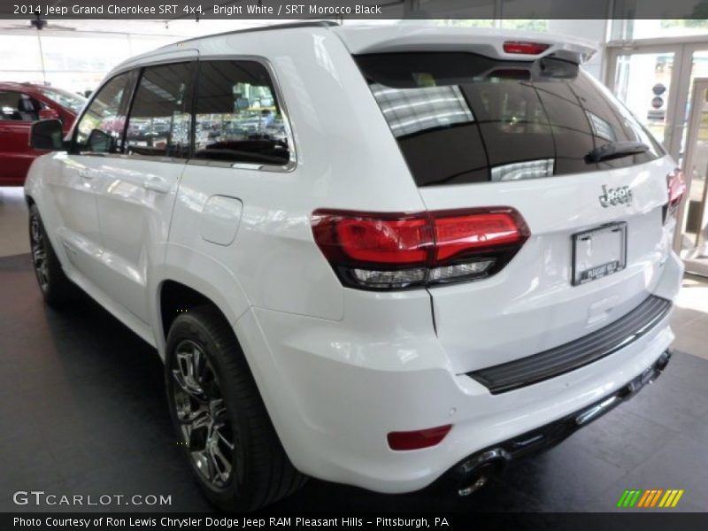 Bright White / SRT Morocco Black 2014 Jeep Grand Cherokee SRT 4x4