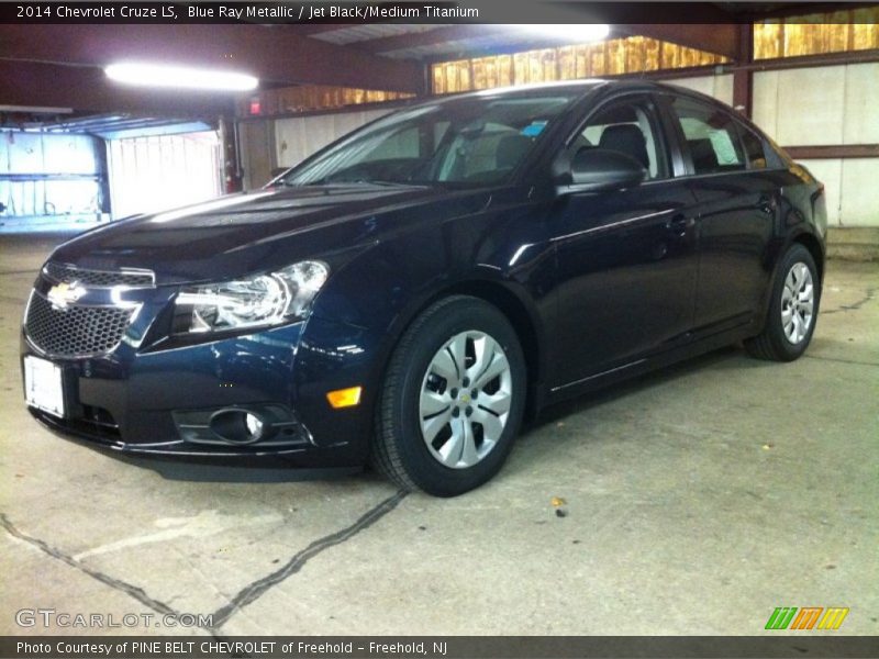 Blue Ray Metallic / Jet Black/Medium Titanium 2014 Chevrolet Cruze LS