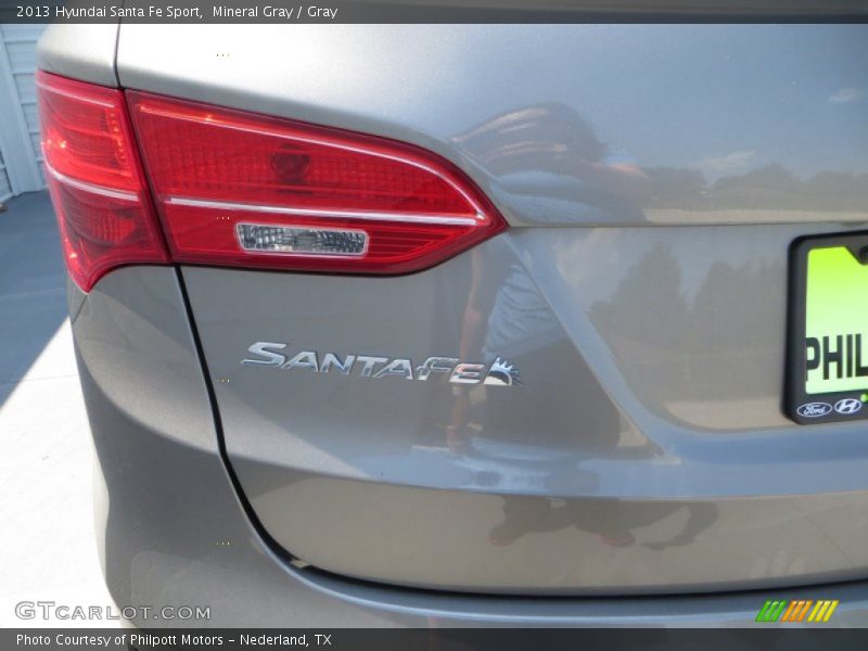 Mineral Gray / Gray 2013 Hyundai Santa Fe Sport