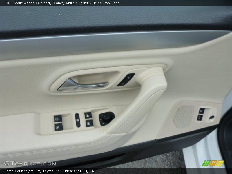 Candy White / Cornsilk Beige Two Tone 2010 Volkswagen CC Sport