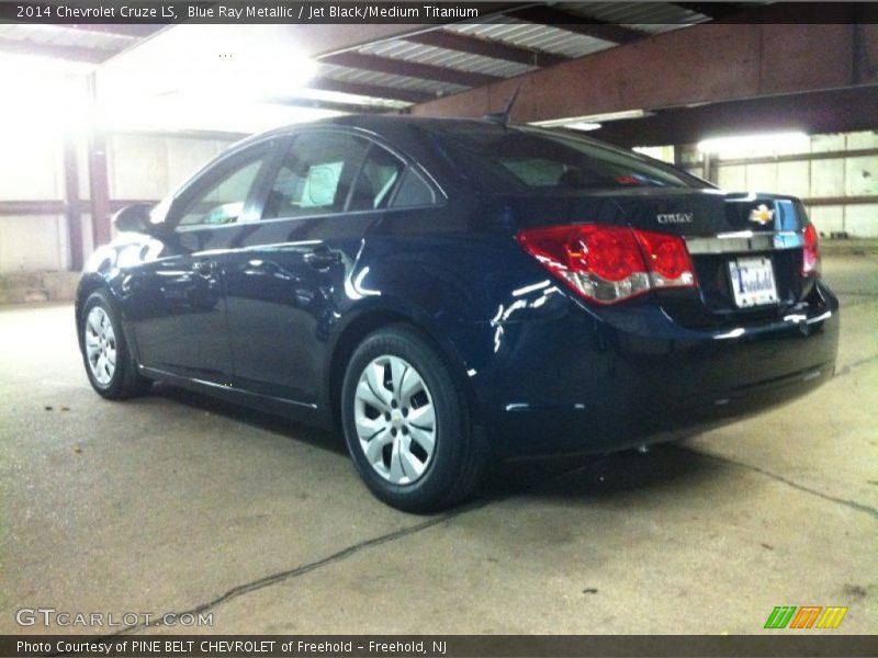 Blue Ray Metallic / Jet Black/Medium Titanium 2014 Chevrolet Cruze LS
