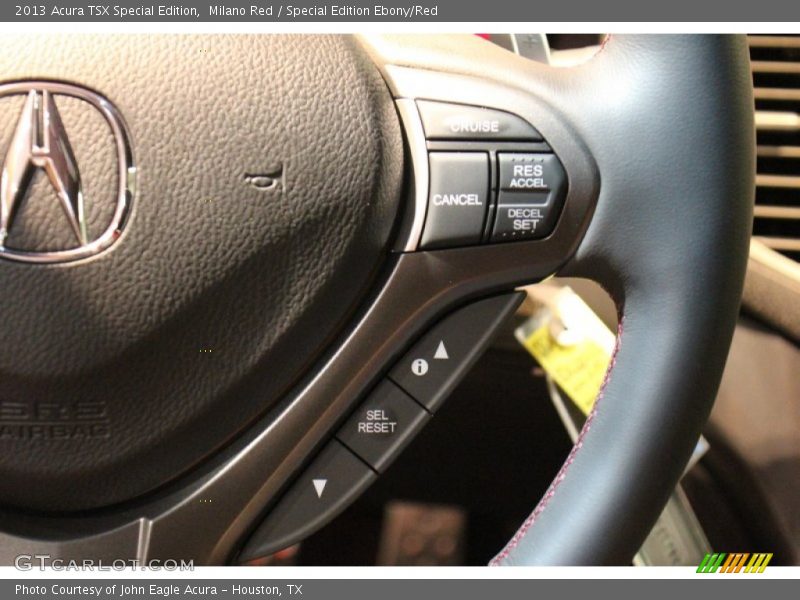 Milano Red / Special Edition Ebony/Red 2013 Acura TSX Special Edition