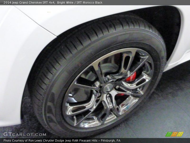 Bright White / SRT Morocco Black 2014 Jeep Grand Cherokee SRT 4x4