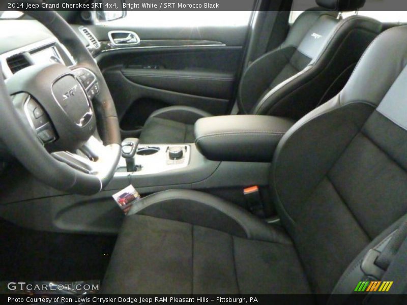 Bright White / SRT Morocco Black 2014 Jeep Grand Cherokee SRT 4x4