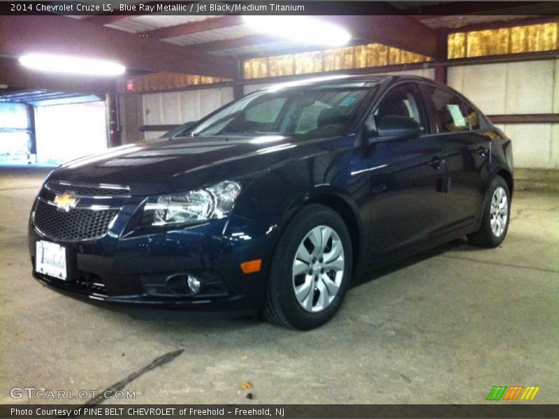 Blue Ray Metallic / Jet Black/Medium Titanium 2014 Chevrolet Cruze LS