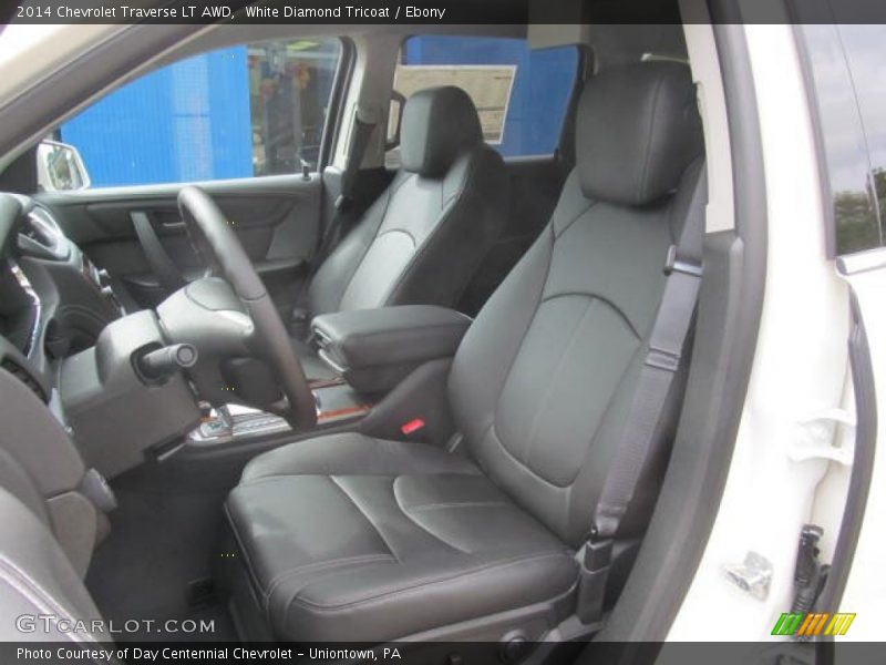 Front Seat of 2014 Traverse LT AWD