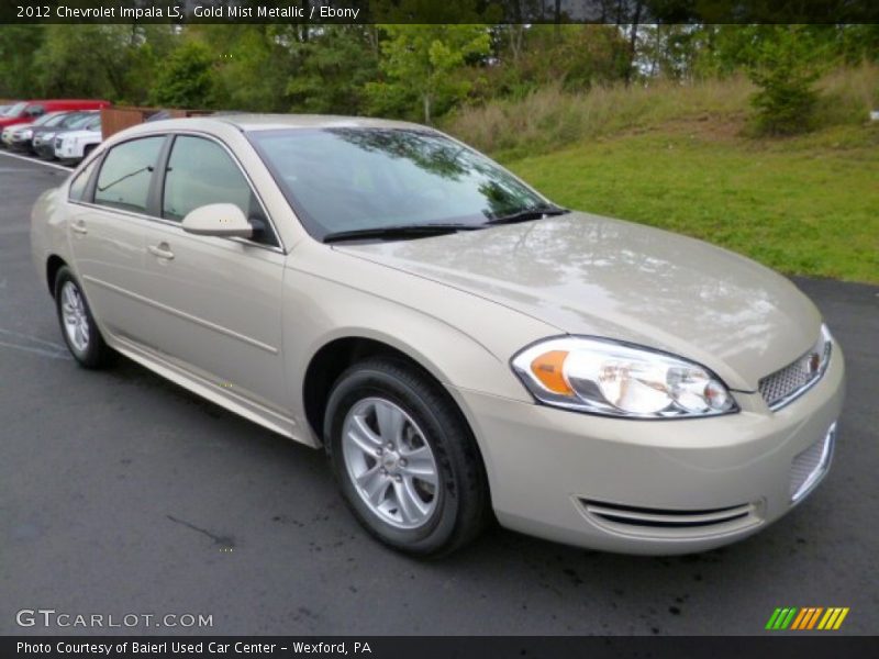 Gold Mist Metallic / Ebony 2012 Chevrolet Impala LS