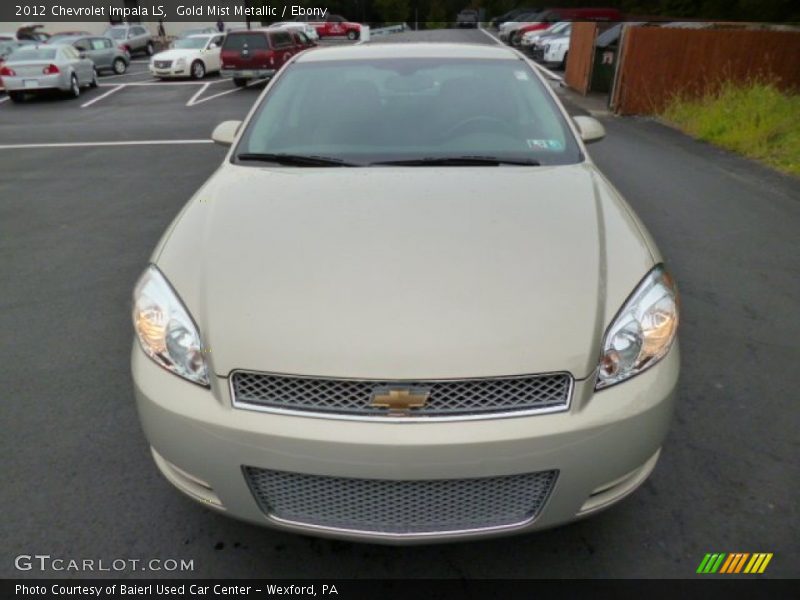 Gold Mist Metallic / Ebony 2012 Chevrolet Impala LS