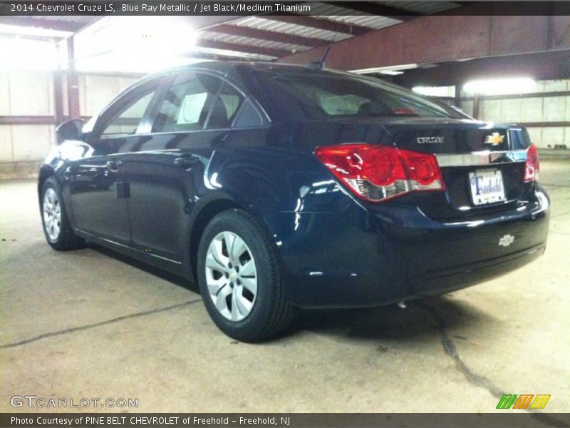 Blue Ray Metallic / Jet Black/Medium Titanium 2014 Chevrolet Cruze LS