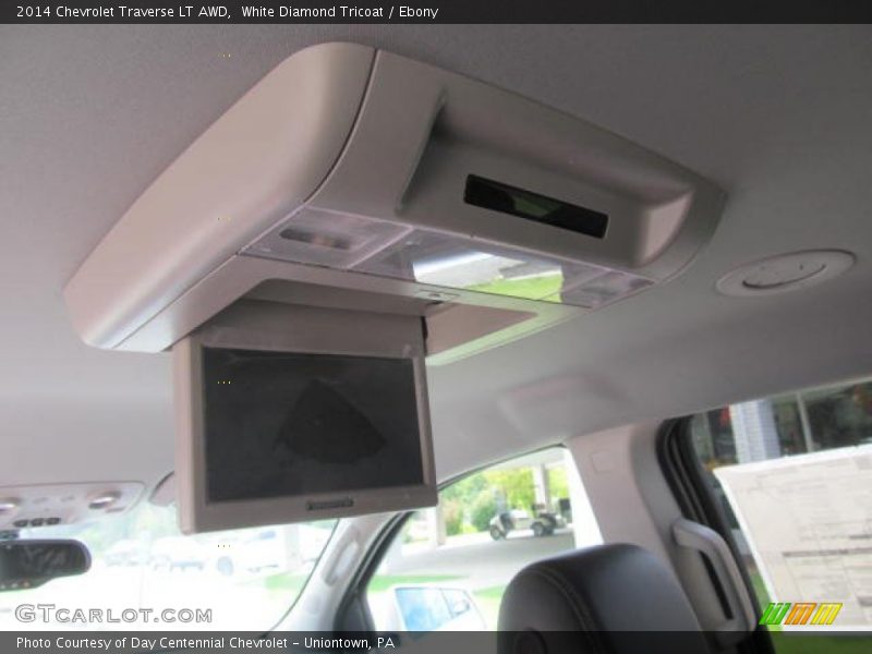 White Diamond Tricoat / Ebony 2014 Chevrolet Traverse LT AWD