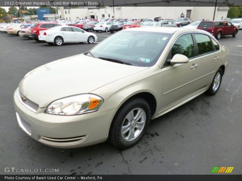 Gold Mist Metallic / Ebony 2012 Chevrolet Impala LS