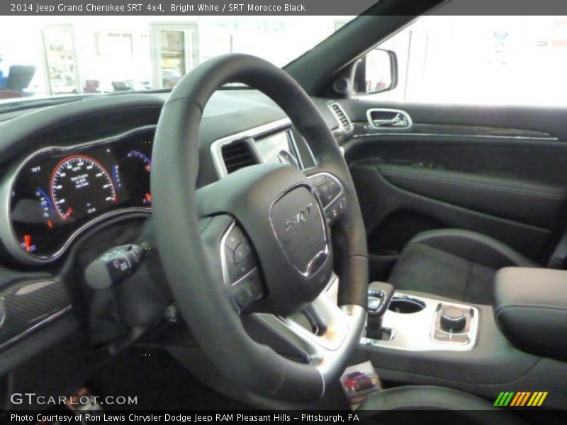 Bright White / SRT Morocco Black 2014 Jeep Grand Cherokee SRT 4x4